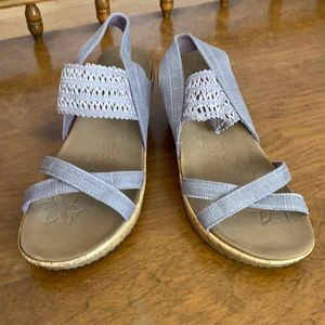 Sketcher platform shoe worn once